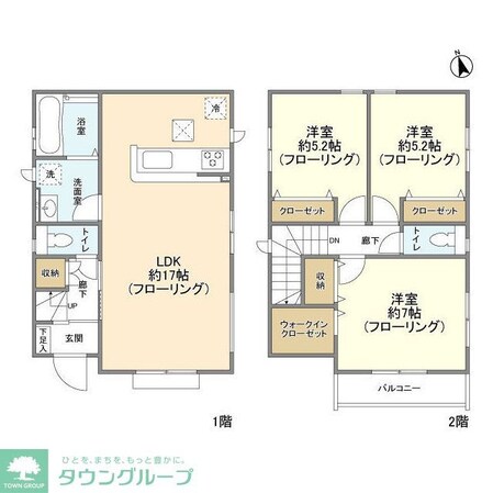 Kolet府中西府の物件間取画像
